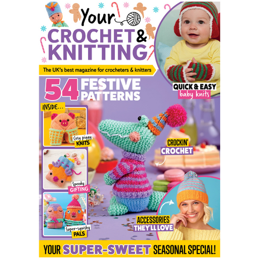 Your Crochet & Knitting Magazine #47 With Exclusive Yarn Kit, Knitting Needles & Crochet Hook