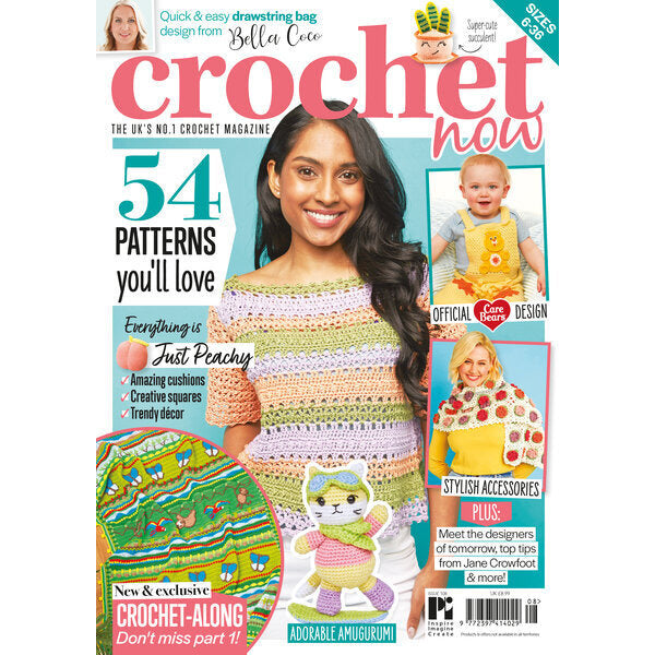 Crochet Now Magazine #108 With Care Bears Hook Gauge & Ultimate Blanket Book