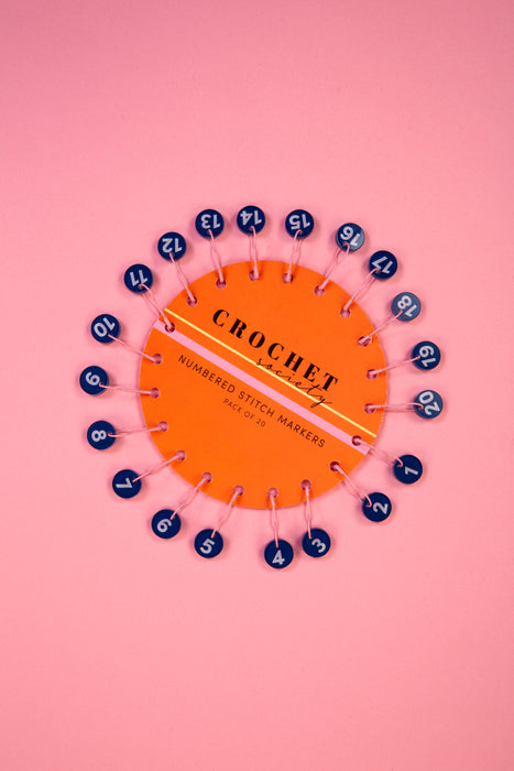 Crochet Society Numbered Stitch Markers