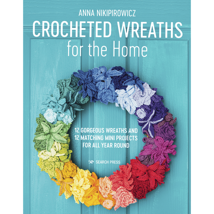 Crocheted Wreaths for the Home by Anna Nikipirowicz