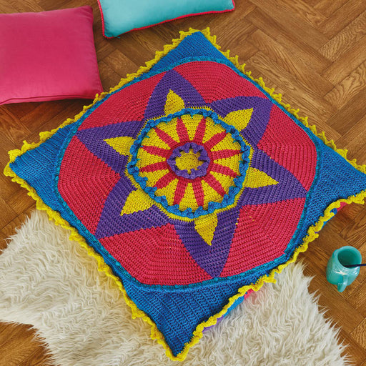 Festival Floor Cushion Digital Pattern