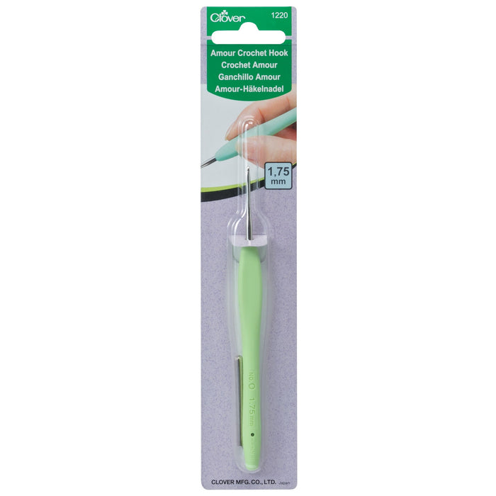 Clover Amour Crochet Hook 1.75mm x 15mm