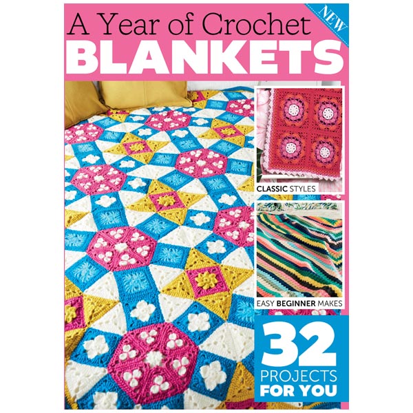 A Year of Crochet Blankets Book #001