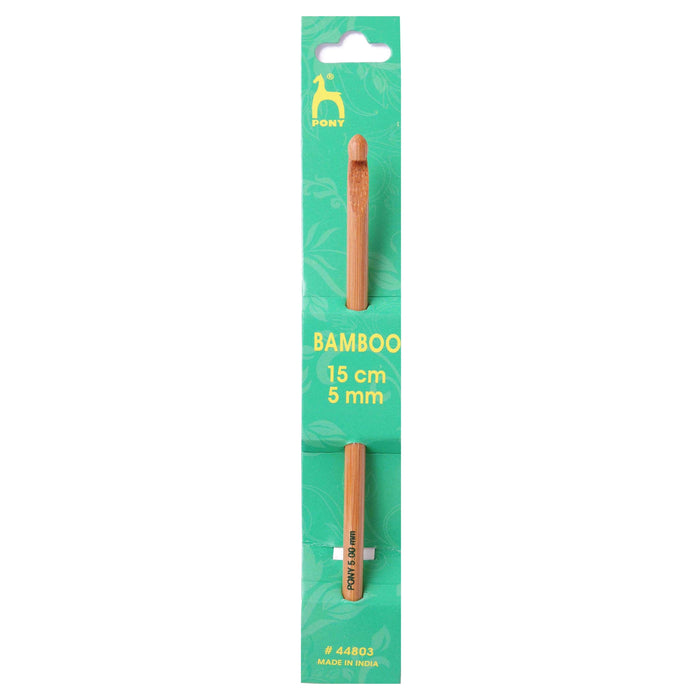 Pony Bamboo Crochet Hook 5mm x 15mm