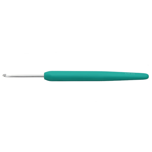 KnitPro Waves Aluminium Crochet Hook Sea Green 2.5mm x 15mm