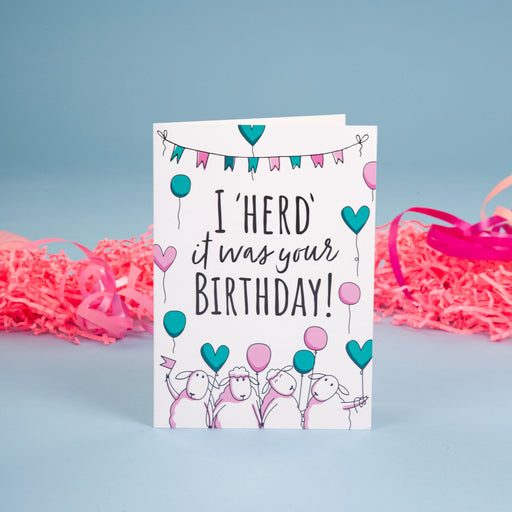 Crochet Society Birthday Card I Herd It Was Your Birthday