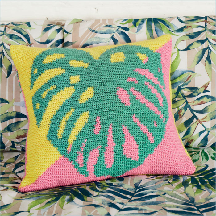 Tropical Leaf Cushion