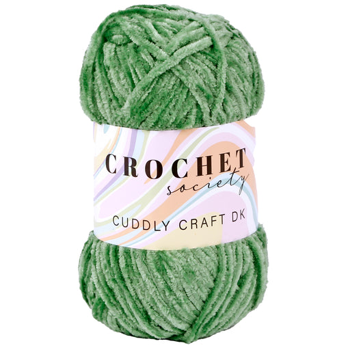 Crochet Society Cuddly Craft DK Chenille Yarn 100g | Ivy