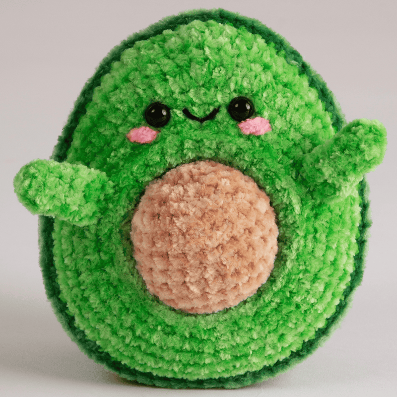 Crochet Society Amigurumi Crochet Kit: Claire The Avocado | 5 A Day Collection