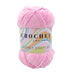 Crochet Society Cuddly Craft DK Chenille Yarn 100g Pink | Bon Bon