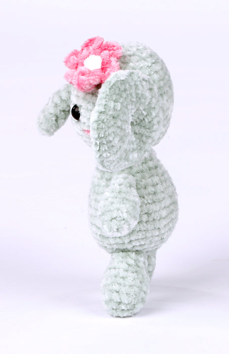 Crochet Society Amigurumi Crochet Kit: Luna the Elephant | Menagerie Collection