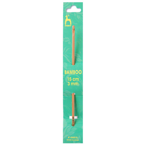 Pony Bamboo Crochet Hook 3mm x 15mm