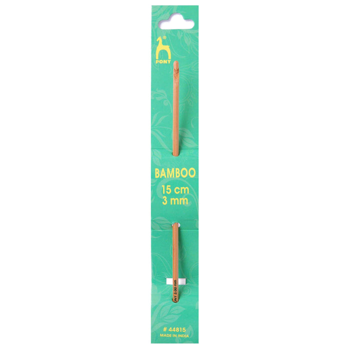 Pony Bamboo Crochet Hook 3mm x 15mm