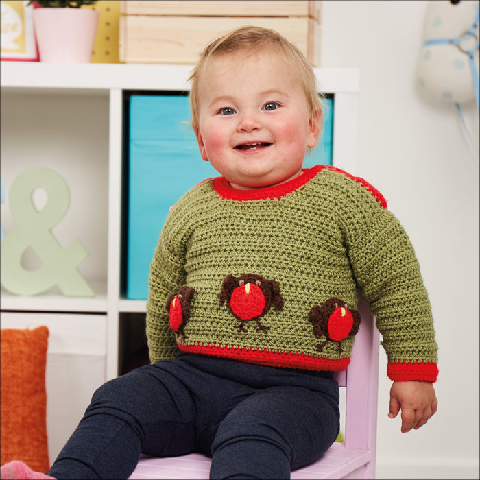 Rocking Robin Pattern Rockin' Robin Jumper Digital Pattern — Crochet Society
