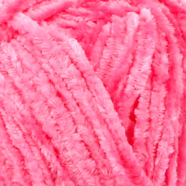 Crochet Society Cuddly Craft DK Chenille Yarn 100g | Bubblegum