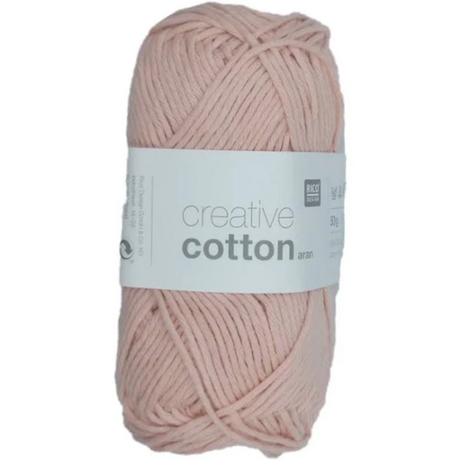 Rico Design Aran Creative Cotton Yarn 50g | Smokey Pink