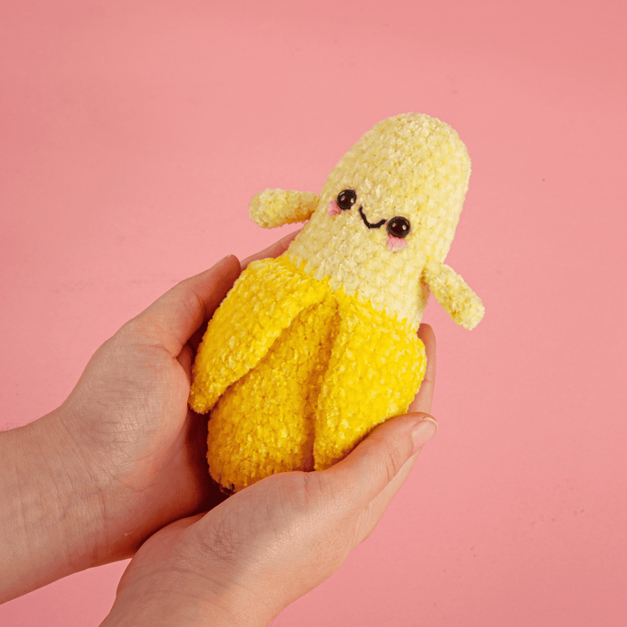 Crochet Society Amigurumi Crochet Kit: Barry The Banana | 5 A Day Collection