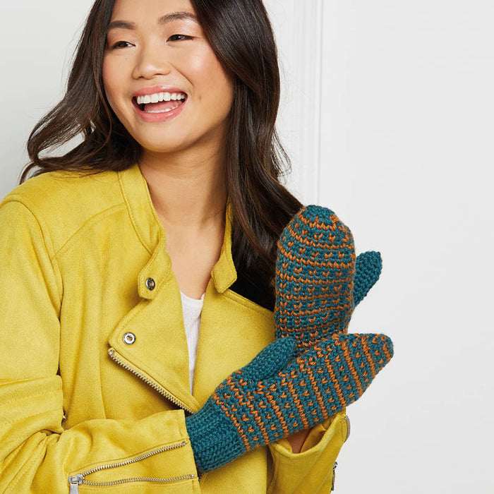 Code Mittens Speed Morse Code Mittens Digital Pattern — Crochet Society