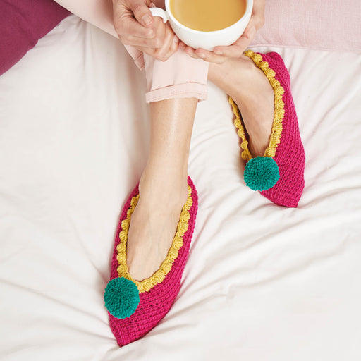 Perfectly Pom Slippers