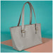 Bella Coco Crochet Tote & Storage Bag Grey & Pink