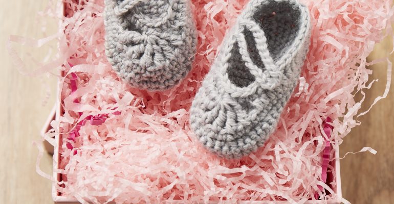 crochet baby slippers pattern