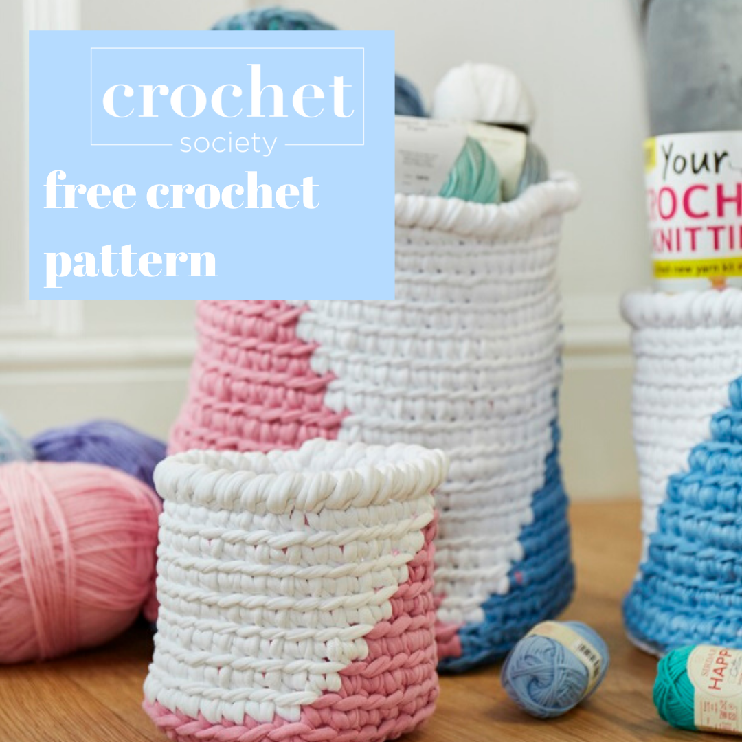 Learn how to Crochet Cute Nesting Baskets - Bella Coco Crochet