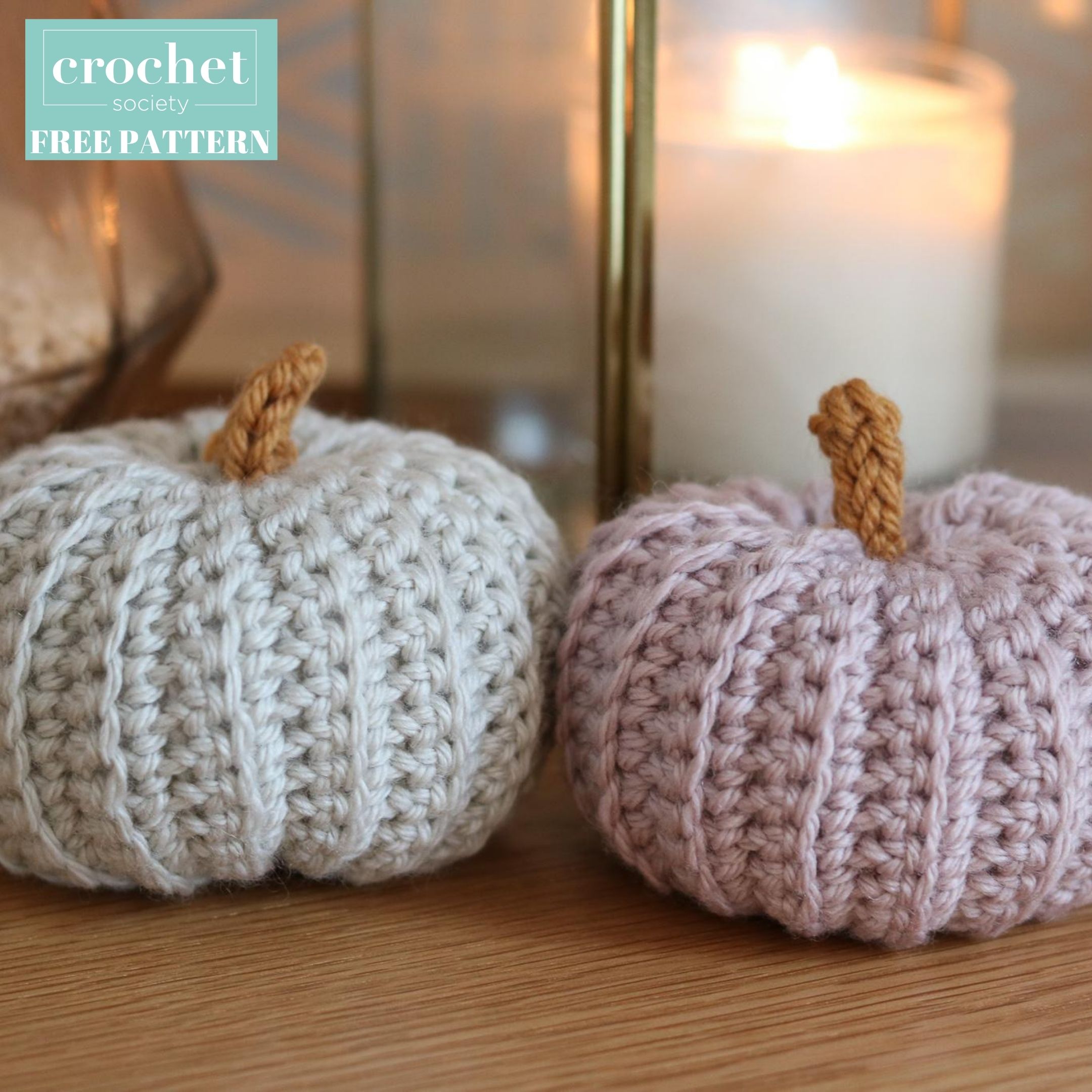 Free Pattern Autumnal Pumpkins   Crochet Society