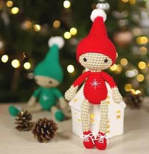 The Elf on The Shelf – Naughty Amigurumi Elf Free Crochet Pattern Round