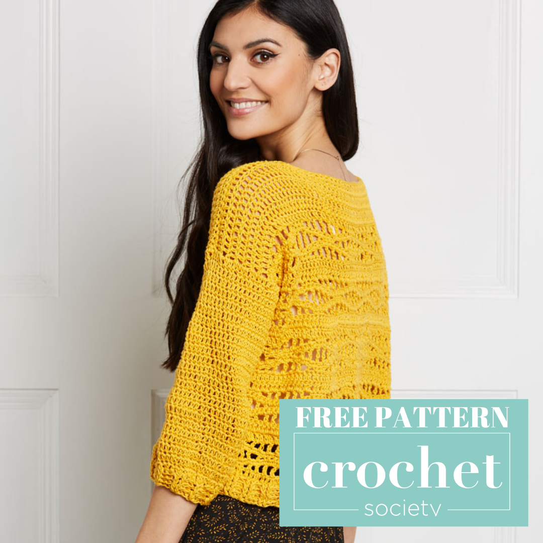 lightweight crochet sweater pattern